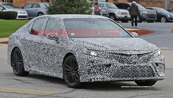 Spied: 2018 Toyota Camry spotted testing in the US