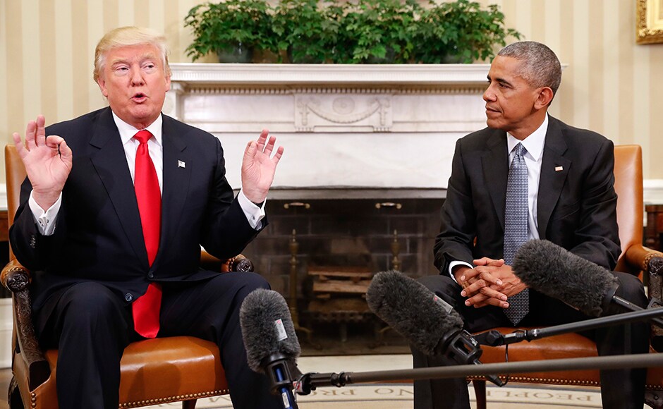 And Trump, who had previously called Obama the And Trump, who had previously called Obama the