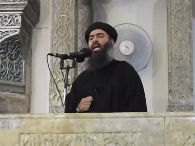 File photo of Abu Bakr al-Baghdadi. AP