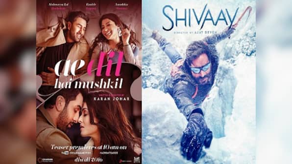 Ae Dil Hai Mushkil speeds to 100-cr mark; Shivaay picks up on day 4: Box office report