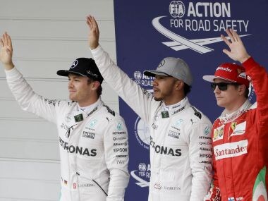 Brazilian GP: Lewis Hamilton enhances title hopes after edging Nico Rosberg for pole