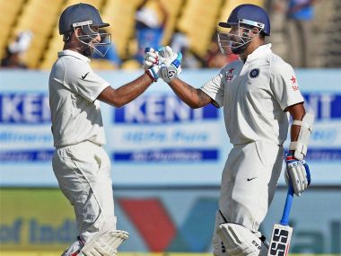 India vs England: Cheteshwar Pujara, Murali Vijay's centuries lead hosts' fightback on Day 3 India vs England: Cheteshwar Pujara, Murali Vijay's centuries lead hosts' fightback on Day 3