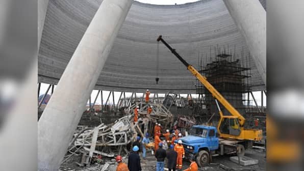 Scaffolding collapses at power plant construction site in China; at least 67 dead