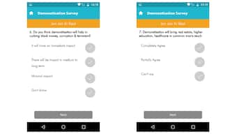 How Narendra Modi's survey limits the range of feedback that can be provided by user