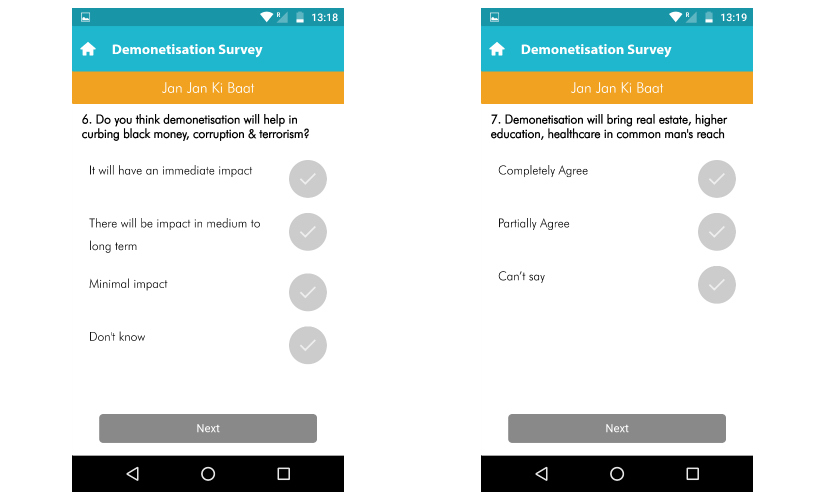 How Narendra Modi's survey limits the range of feedback that can be provided by user How Narendra Modi's survey limits the range of feedback that can be provided by user