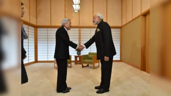 PM Narendra Modi calls on Japanese Emperor Akihito