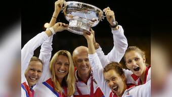 Fed Cup: Karolina Pliskova-Barbora Strycova secure thrilling win over France to help Czechs retain title