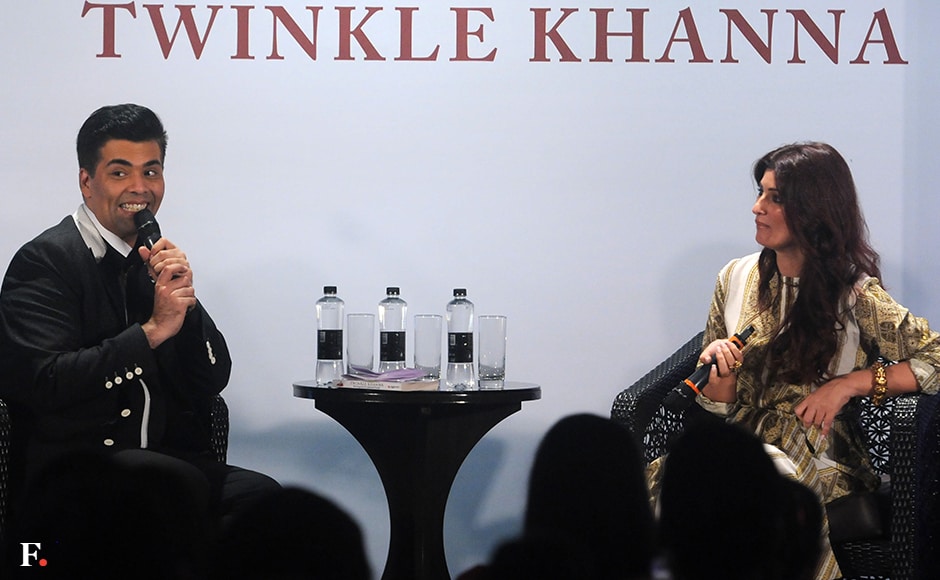 Karan Johar moderated the event. Sachin Gokhale/Firstpost Karan Johar moderated the event. Sachin Gokhale/Firstpost