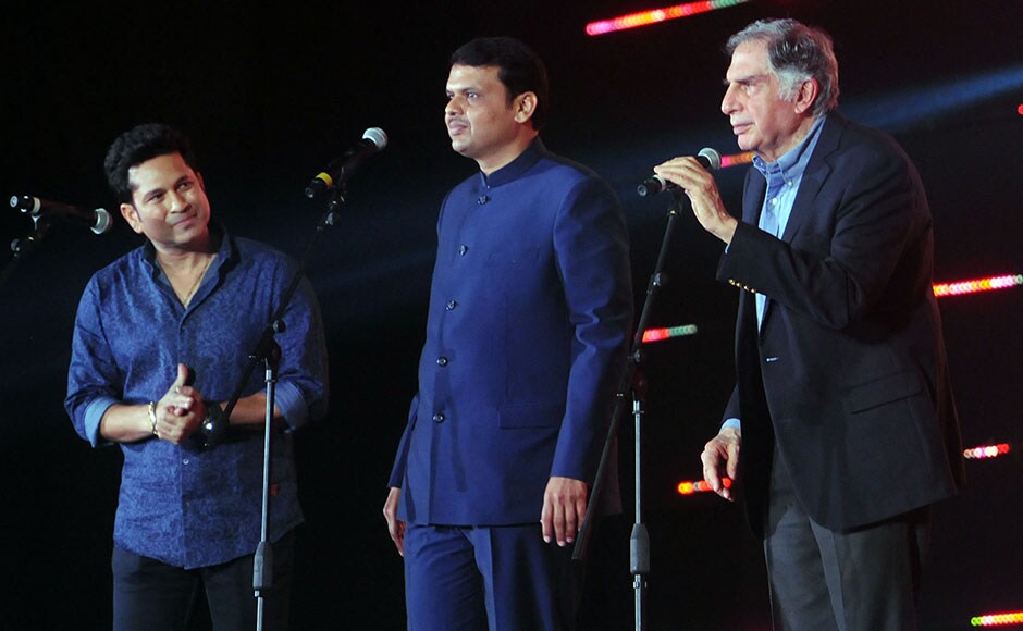 Sachin Tendulkar along with Ratan Tata at the Global Citizen Festival India. Sachin Gokhale/Firstpost Sachin Tendulkar along with Ratan Tata at the Global Citizen Festival India. Sachin Gokhale/Firstpost