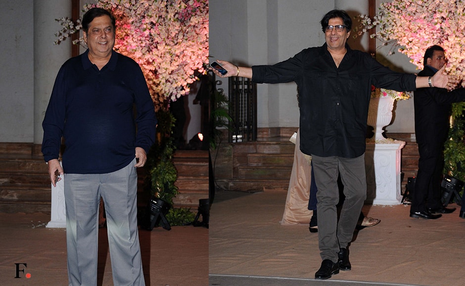 David Dhawan and Anil Dhawan at the reception. Sachin Gokhale/Firstpost David Dhawan and Anil Dhawan at the reception. Sachin Gokhale/Firstpost