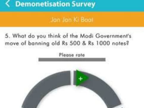 Demonetisation poll: PM Modi’s survey is novel but could do with better execution Demonetisation poll: PM Modi’s survey is novel but could do with better execution