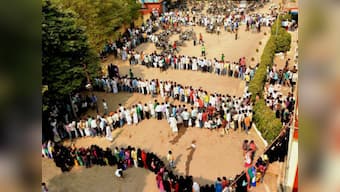 Demonetisation: As banks run low on cash, mood in queues turns less charitable