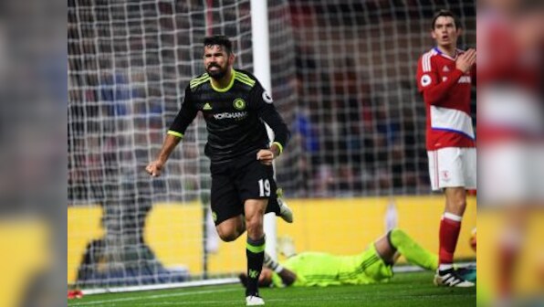 Premier League: Chelsea jump to top of the table after hard-fought win over Middlesbrough