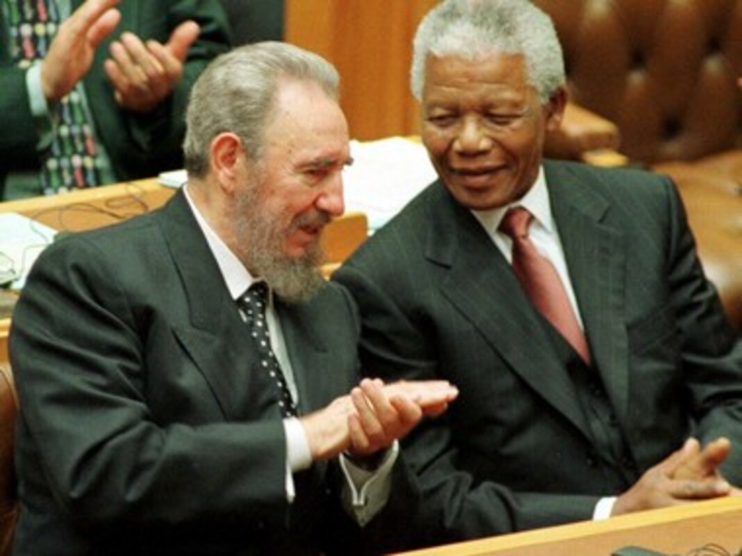 fidel castro and nelson mandela