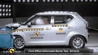 India-bound Suzuki Ignis gets a 3-star rating in Euro NCAP crash tests