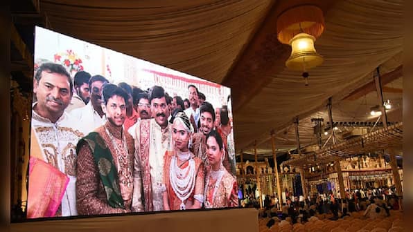 BJP, Congress ministers attend mining baron Janardhana Reddy's daughter's lavish wedding