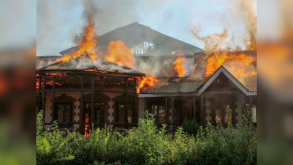 Anantnag bypoll: 2 school buildings designated as polling stations torched in J-K