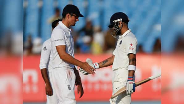 India vs England, stats review: Kohli’s hit-wickets, Hameed’s debut record, Cook’s tons