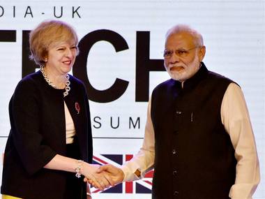 Theresa May in India: British PM offers liberal visa scheme for Indian businessmen Theresa May in India: British PM offers liberal visa scheme for Indian businessmen