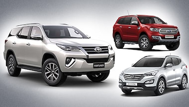 Spec comparo: Toyota Fortuner vs Ford Endeavour vs Hyundai Santa Fe