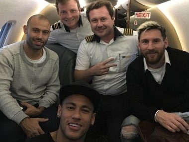 World Cup qualifiers: Neymar gives Lionel Messi lift on his private jet ahead of Brazil-Argentina clash