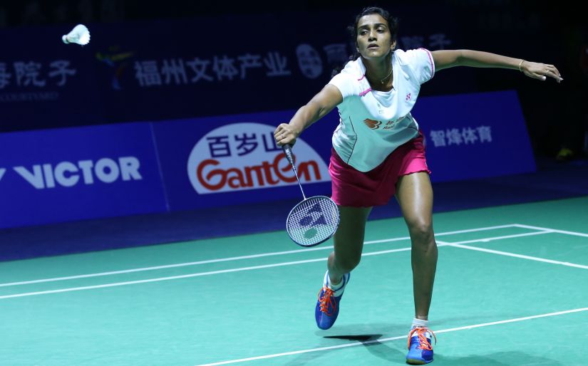 India's PV Sindhu is aiming for her second consecutive title. AFP