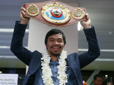 Manny Pacquiao uses social media to tease Floyd Mayweather rematch Manny Pacquiao uses social media to tease Floyd Mayweather rematch