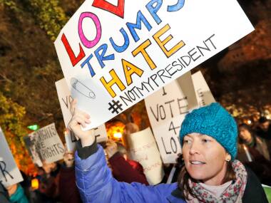 Donald Trump's presidential win sparks fourth day of protests in US