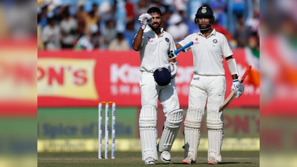India vs England: Visitors made to toil as Murali Vijay, Cheteshwar Pujara and pitch foil their plans