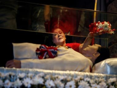 Manila: Former dictator Ferdinand Marcos given a heros burial at the Cemetery of Heroes
