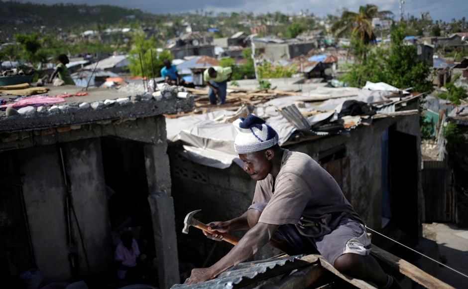 It's been nearly a month since Hurricane Matthew tore through southern Haiti and the affected people still have to spend their meagre savings to buy drinking water. Life is slowly getting back to normal. Reuters It's been nearly a month since Hurricane Matthew tore through southern Haiti and the affected people still have to spend their meagre savings to buy drinking water. Life is slowly getting back to normal. Reuters