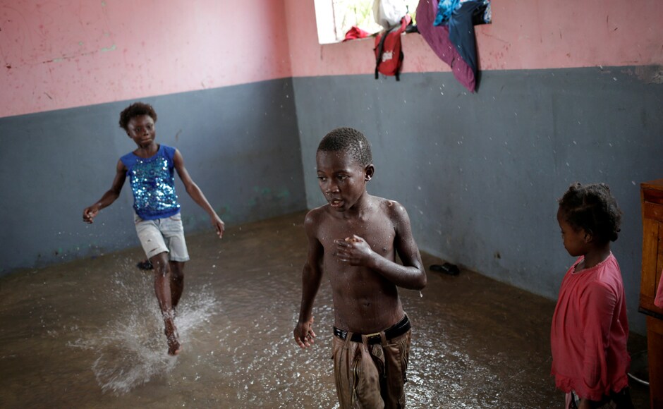 Two water purification stations operated by French government emergency workers have so far transformed river water into 450,000 liters of potable water in Jeremie. Reuters Two water purification stations operated by French government emergency workers have so far transformed river water into 450,000 liters of potable water in Jeremie. Reuters