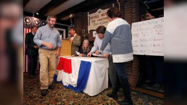 US election 2016: Tiny town of Dixville Notch casts first votes and the results are in