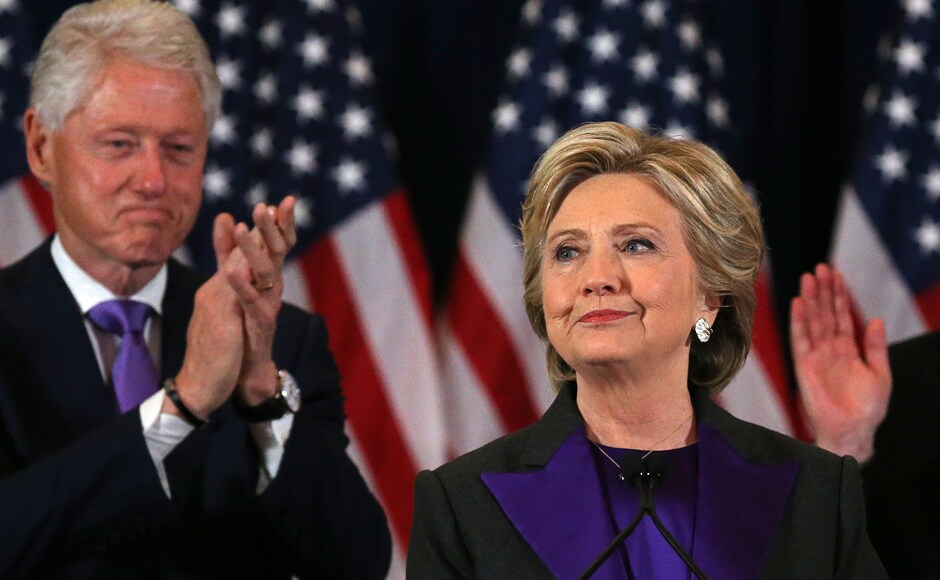 It was meant to be a day of celebration but instead, Hillary Clinton brought down the curtain on her historic run for the White House – the likely coda to a decades-long career in the public eye. Reuters It was meant to be a day of celebration but instead, Hillary Clinton brought down the curtain on her historic run for the White House – the likely coda to a decades-long career in the public eye. Reuters