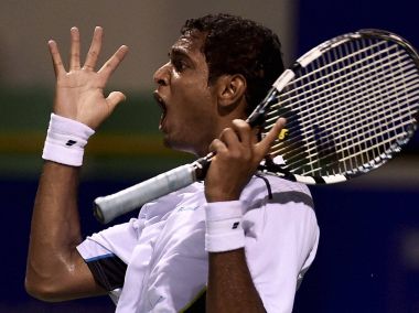 File photo of Ramkumar Ramanathan at the Chennai Open. PTI