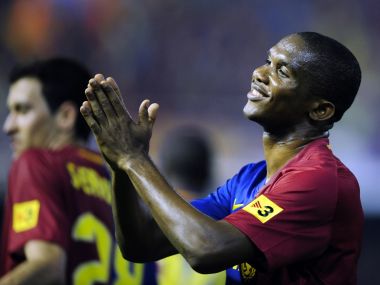 Former Barcelona player Samuel Eto'o may face 10-year jail sentence for tax fraud Former Barcelona player Samuel Eto'o may face 10-year jail sentence for tax fraud
