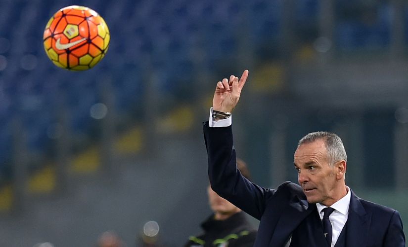 Manager Stefano Pioli will make his debut on the Inter bench against AC Milan. AFP