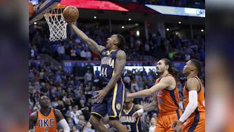 NBA roundup: Jeff Teague lifts Pacers to victory against Thunder; Knicks beat Hawks