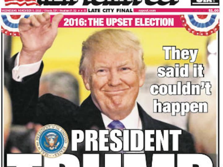 Donald Trump wins US election: News headlines everywhere, at a loss for words