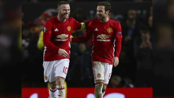 Europa League: Manchester United's Wayne Rooney sets new record in win; Inter Milan crash out