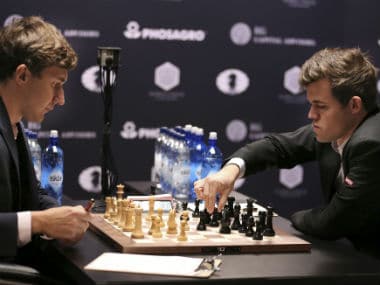 Technical hazard trips up Kasparov as Carlsen and Nakamura battle