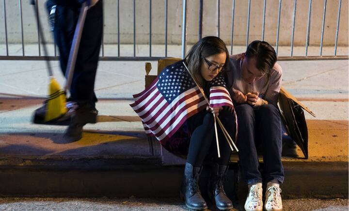 US presidential election 2016: Shock, despair and silence at Clinton headquarters