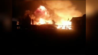 Fire in Delhi's Sadar Bazar: Four injured, cooling operations underway