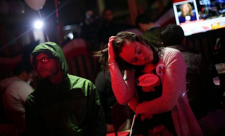 Donald Trump elected 45th US President: Peso tumbles, Mexicans bow heads in disbelief Donald Trump elected 45th US President: Peso tumbles, Mexicans bow heads in disbelief