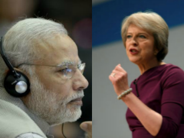Theresa May's India visit: PM Modi hopes India, UK will leverage tech prowess, bats for Make in India Theresa May's India visit: PM Modi hopes India, UK will leverage tech prowess, bats for Make in India