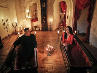 Happy Halloween: Canadian siblings survive a night at Dracula's Castle, first in 70 years Happy Halloween: Canadian siblings survive a night at Dracula's Castle, first in 70 years