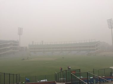 Ranji Trophy round-up: Smog cancels 1st day of two games in Delhi, Baroda bundled out for 93 by Tamil Nadu Ranji Trophy round-up: Smog cancels 1st day of two games in Delhi, Baroda bundled out for 93 by Tamil Nadu