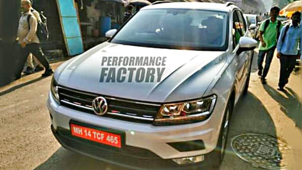 Spied: New Volkswagen Tiguan caught testing in India
