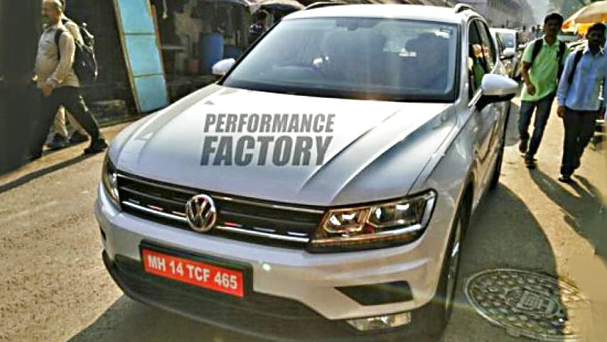 Spied: New Volkswagen Tiguan caught testing in India Spied: New Volkswagen Tiguan caught testing in India