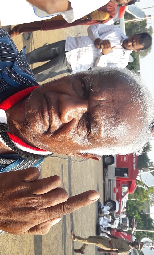 , who offered three fingers from his left hand at a temple in exchange for the AIADMK’s success in the 2014 General Election. Firstpost/TS Sudhir